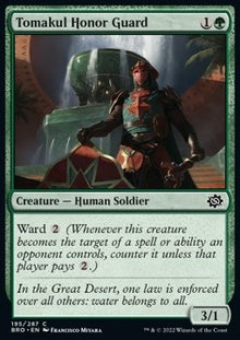 Tomakul Honor Guard⁣ - The Brothers' War⁣ (Common)⁣ [195]
