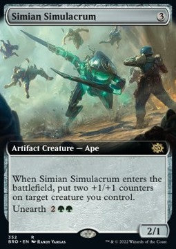 Simian Simulacrum⁣ - The Brothers' War: Extras⁣ (Rare)⁣ [352]