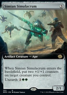 Simian Simulacrum⁣ - The Brothers' War: Extras⁣ (Rare)⁣ [352]