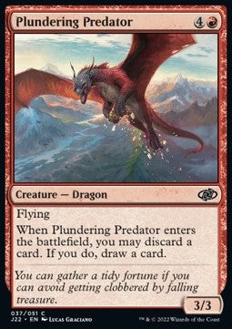 Plundering Predator⁣ - Jumpstart 2022⁣ (Common)⁣ [37]
