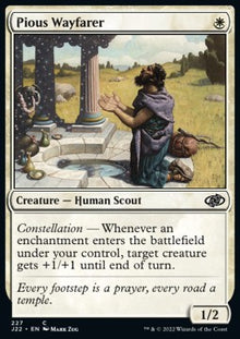Pious Wayfarer⁣ - Jumpstart 2022⁣ (Common)⁣ [227]