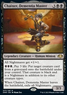 Chainer, Dementia Master⁣ - Dominaria Remastered⁣ (Rare)⁣ [77]