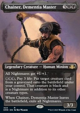 Chainer, Dementia Master (V.2)⁣ - Dominaria Remastered: Extras⁣ (Rare)⁣ [424]