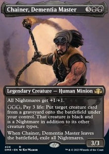 Chainer, Dementia Master (V.2)⁣ - Dominaria Remastered: Extras⁣ (Rare)⁣ [424]