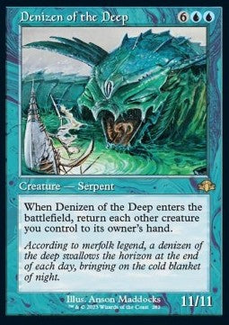 Denizen of the Deep (V.1)⁣ - Dominaria Remastered: Extras⁣ (Rare)⁣ [282]