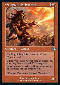 Gempalm Incinerator⁣ - Dominaria Remastered: Extras⁣ (Uncommon)⁣ [322]