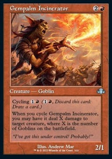 Gempalm Incinerator⁣ - Dominaria Remastered: Extras⁣ (Uncommon)⁣ [322]
