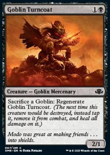 Goblin Turncoat⁣ - Dominaria Remastered⁣ (Common)⁣ [87]