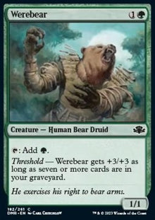 Werebear⁣ - Dominaria Remastered⁣ (Common)⁣ [182]