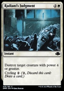 Radiant's Judgment⁣ - Dominaria Remastered⁣ (Common)⁣ [21]
