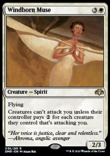 Windborn Muse⁣ - Dominaria Remastered⁣ (Rare)⁣ [36]