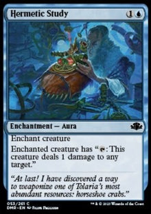 Hermetic Study⁣ - Dominaria Remastered⁣ (Common)⁣ [53]