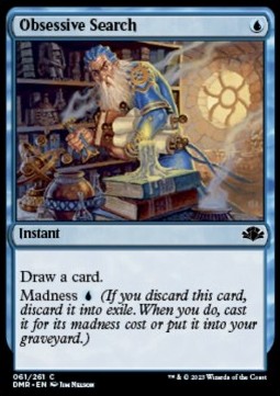 Obsessive Search⁣ - Dominaria Remastered⁣ (Common)⁣ [61]