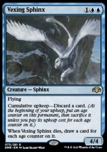 Vexing Sphinx⁣ - Dominaria Remastered⁣ (Rare)⁣ [73]