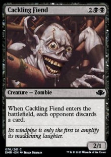 Cackling Fiend⁣ - Dominaria Remastered⁣ (Common)⁣ [76]