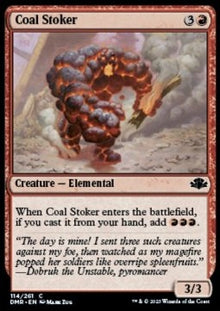 Coal Stoker⁣ - Dominaria Remastered⁣ (Common)⁣ [114]