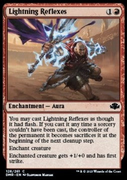 Lightning Reflexes⁣ - Dominaria Remastered⁣ (Common)⁣ [128]