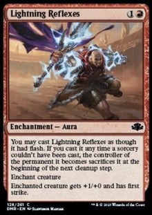 Lightning Reflexes⁣ - Dominaria Remastered⁣ (Common)⁣ [128]