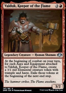 Valduk, Keeper of the Flame⁣ - Dominaria Remastered⁣ (Uncommon)⁣ [147]