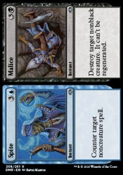 Spite // Malice⁣ - Dominaria Remastered⁣ (Uncommon)⁣ [208]