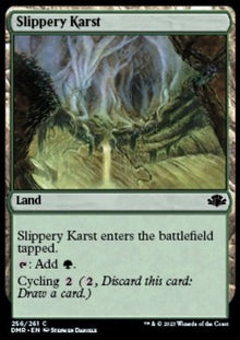 Slippery Karst⁣ - Dominaria Remastered⁣ (Common)⁣ [256]