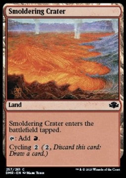 Smoldering Crater⁣ - Dominaria Remastered⁣ (Common)⁣ [257]