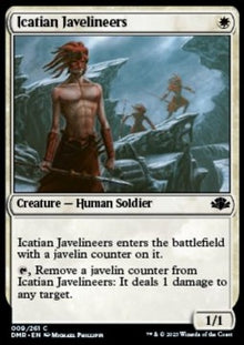Icatian Javelineers⁣ - Dominaria Remastered⁣ (Common)⁣ [9]
