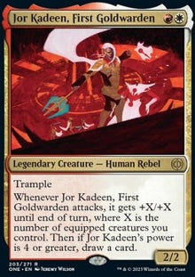 Jor Kadeen, First Goldwarden⁣ - Phyrexia: All Will Be One⁣ (Rare)⁣ [203]