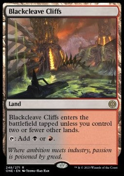 Blackcleave Cliffs⁣ - Phyrexia: All Will Be One⁣ (Rare)⁣ [248]