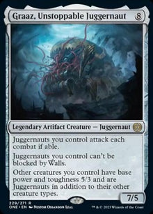 Graaz, Unstoppable Juggernaut⁣ - Phyrexia: All Will Be One⁣ (Rare)⁣ [229]