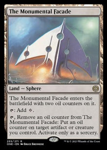 The Monumental Facade⁣ - Phyrexia: All Will Be One⁣ (Rare)⁣ [255]