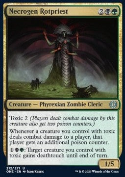 Necrogen Rotpriest⁣ - Phyrexia: All Will Be One⁣ (Uncommon)⁣ [212]