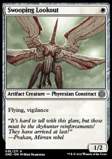 Swooping Lookout⁣ - Phyrexia: All Will Be One⁣ (Uncommon)⁣ [35]
