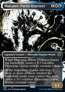 Malcator, Purity Overseer (V.1)⁣ - Phyrexia: All Will Be One: Extras⁣ (Rare)⁣ [320]