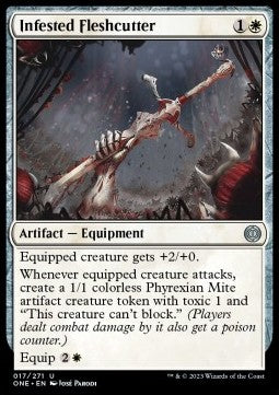 Infested Fleshcutter⁣ - Phyrexia: All Will Be One⁣ (Uncommon)⁣ [17]