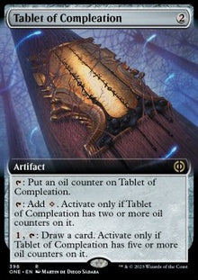 Tablet of Compleation⁣ - Phyrexia: All Will Be One: Extras⁣ (Rare)⁣ [398]