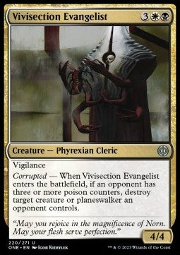 Vivisection Evangelist⁣ - Phyrexia: All Will Be One⁣ (Uncommon)⁣ [220]