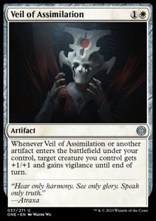 Veil of Assimilation⁣ - Phyrexia: All Will Be One⁣ (Uncommon)⁣ [37]