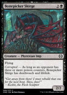 Bonepicker Skirge⁣ - Phyrexia: All Will Be One⁣ (Common)⁣ [86]