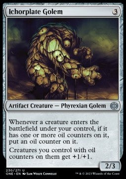 Ichorplate Golem⁣ - Phyrexia: All Will Be One⁣ (Uncommon)⁣ [230]