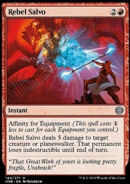 Rebel Salvo⁣ - Phyrexia: All Will Be One⁣ (Uncommon)⁣ [144]