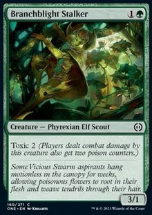 Branchblight Stalker⁣ - Phyrexia: All Will Be One⁣ (Common)⁣ [160]