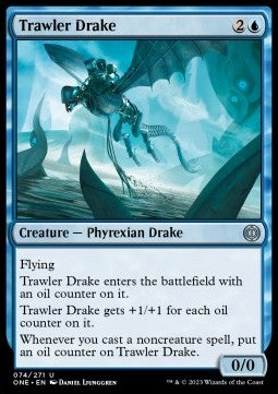 Trawler Drake⁣ - Phyrexia: All Will Be One⁣ (Uncommon)⁣ [74]