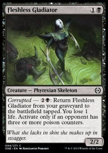 Fleshless Gladiator⁣ - Phyrexia: All Will Be One⁣ (Common)⁣ [94]