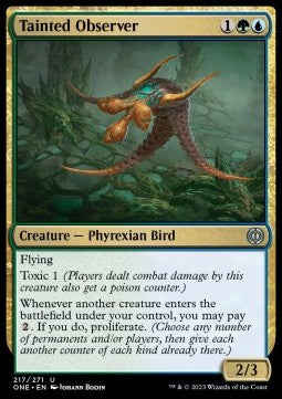 Tainted Observer⁣ - Phyrexia: All Will Be One⁣ (Uncommon)⁣ [217]
