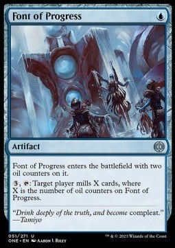 Font of Progress⁣ - Phyrexia: All Will Be One⁣ (Uncommon)⁣ [51]