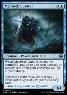 Meldweb Curator⁣ - Phyrexia: All Will Be One⁣ (Common)⁣ [59]