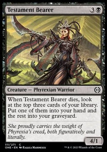 Testament Bearer⁣ - Phyrexia: All Will Be One⁣ (Common)⁣ [111]