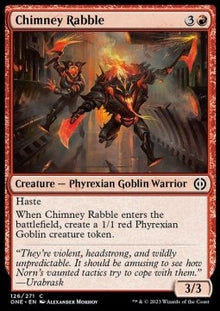 Chimney Rabble⁣ - Phyrexia: All Will Be One⁣ (Common)⁣ [126]