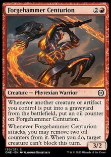 Forgehammer Centurion⁣ - Phyrexia: All Will Be One⁣ (Common)⁣ [130]